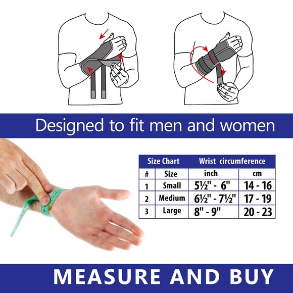 Adjustable Wrist Support Brace for Carpal Tunnel - Picture 11 of 11